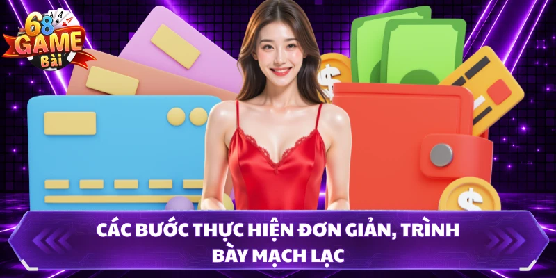 Các bước thực hiện đơn giản, trình bày mạch lạc